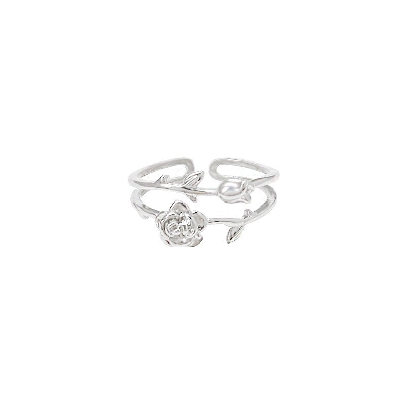Marise – Bague Pétale Rosée