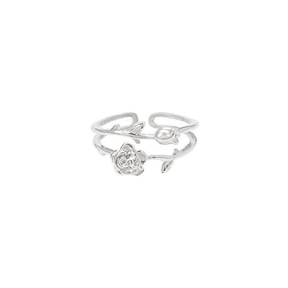 Marise – Bague Pétale Rosée