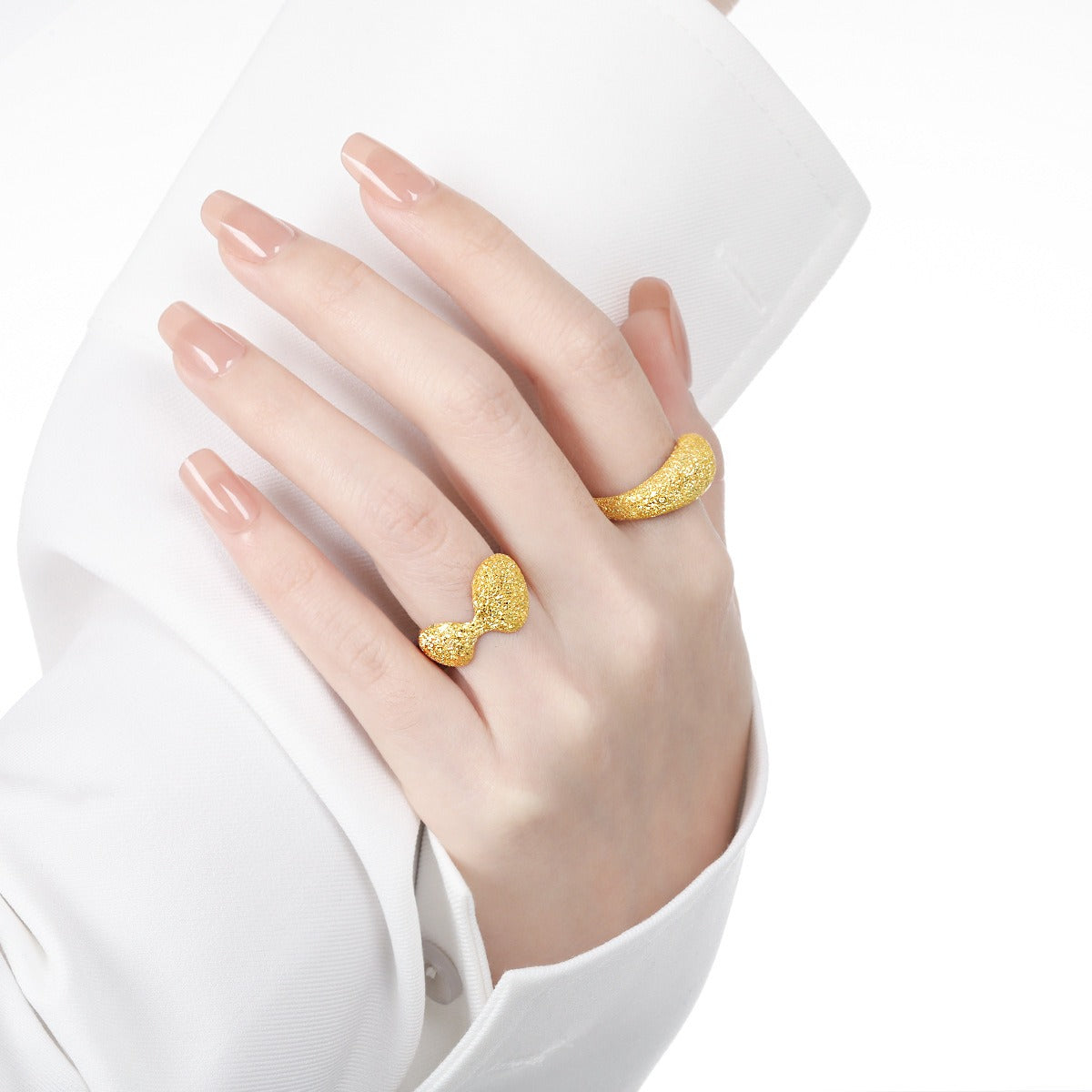 Melina – Bague Bulles Ajustable