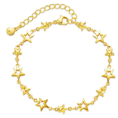 Lisa – Bracelet Sucré en Métal Plaqué Or