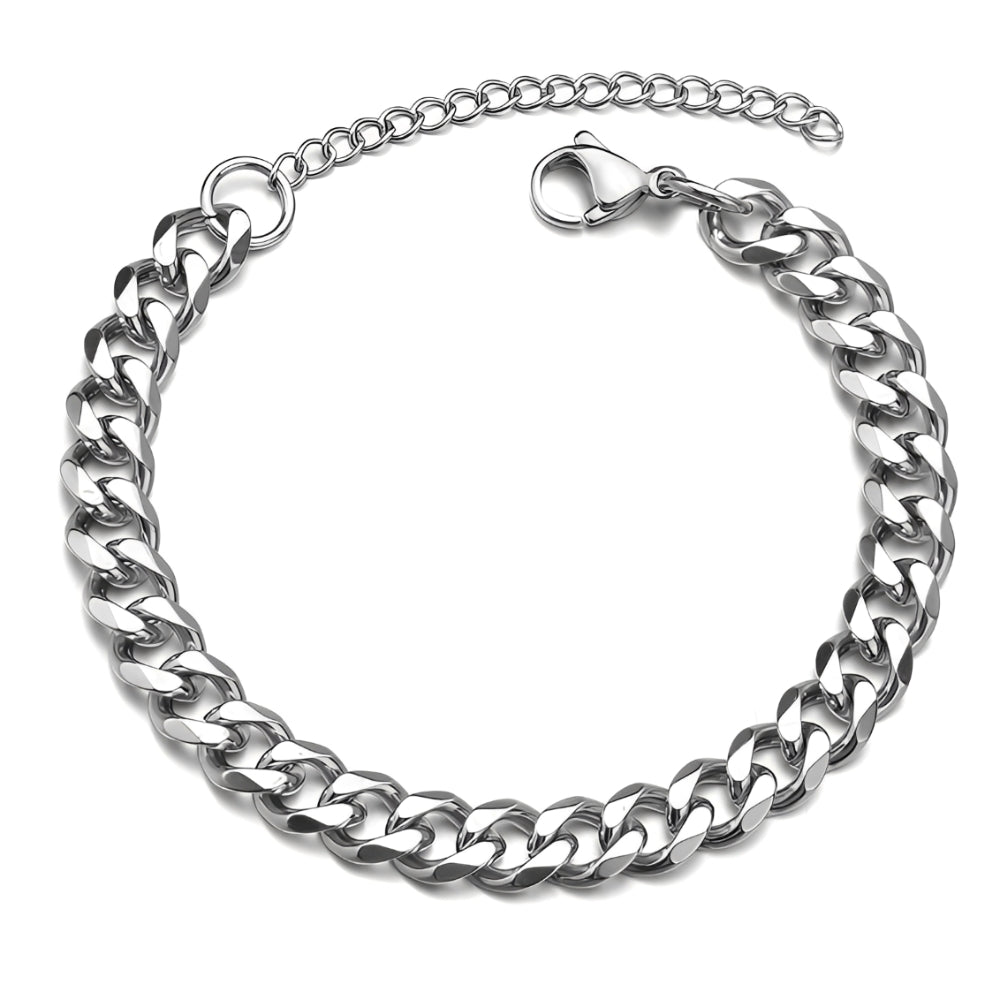 Dennis – Bracelet Chaîne Cubaine Élégant