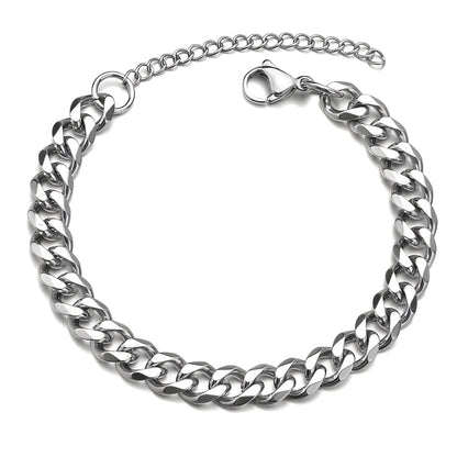 Dennis – Bracelet Chaîne Cubaine Élégant