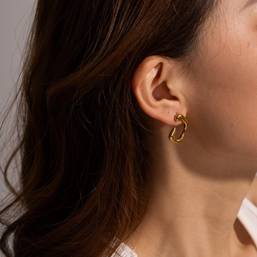 Ines – Boucles d’Oreilles Géométriques Élégantes