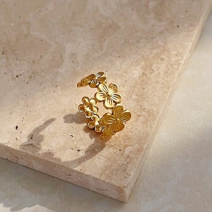 Jeziel – Bague Fleur Élégante