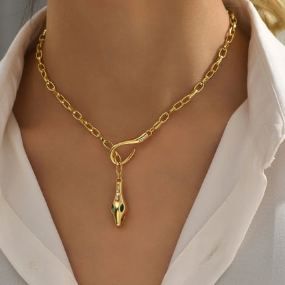 Calista – Collier Serpent Étincelant
