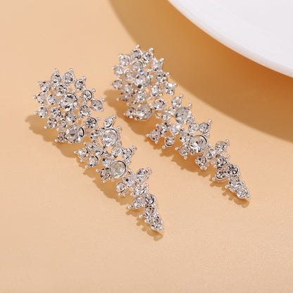 Eloise – Clips d’Oreilles Rhinestone Sans Perçage