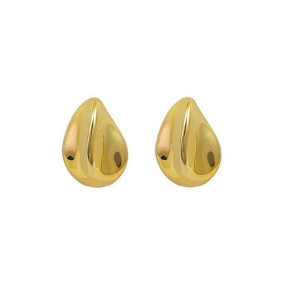 Malaya – Clous d’Oreilles Plissés Design Moderne