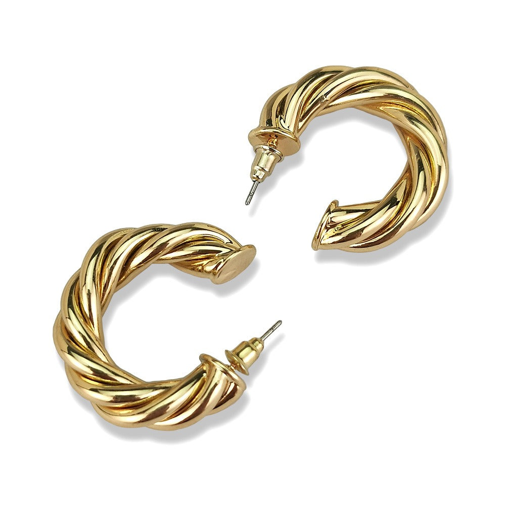 Vera – Boucles d'Oreilles Créoles en Or