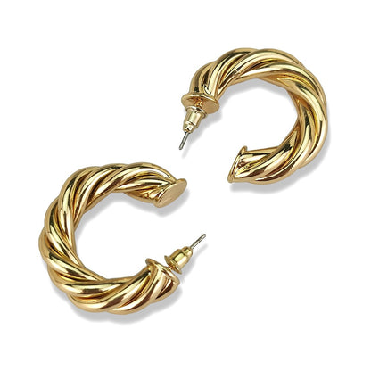 Vera – Boucles d'Oreilles Créoles en Or
