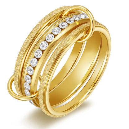 Glenda – Bague empilable en diamant
