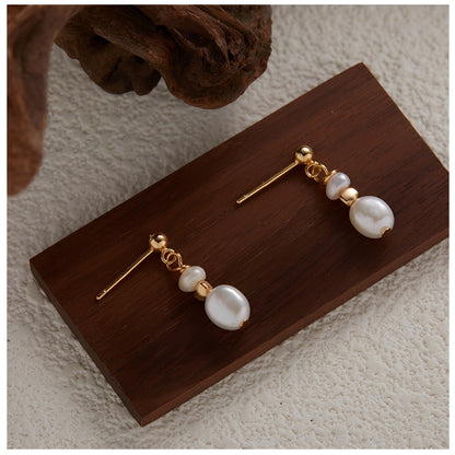 Xersi – Boucles d'Oreilles Perles Baroques d'Eau Douce