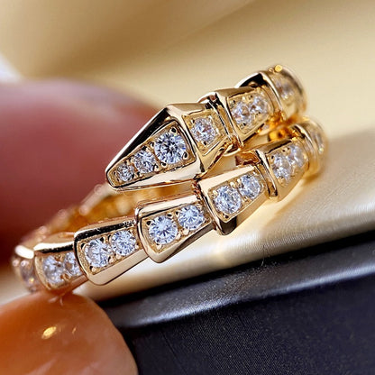 Calixa – Bague Géométrique Cristal
