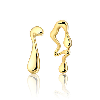 Wilma – Boucles d'oreilles Abstraites Mismatched