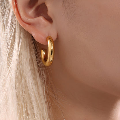 Tori – Boucles d'Oreilles C Forme Élégantes