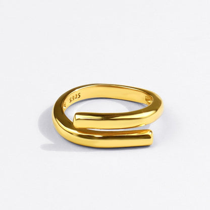 Cecilia – Bague Large Brillante et Irrégulière