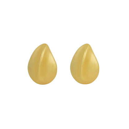 Malaya – Clous d’Oreilles Plissés Design Moderne