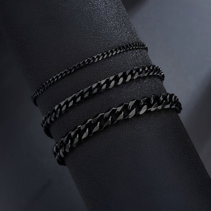Dennis – Bracelet Chaîne Cubaine Élégant