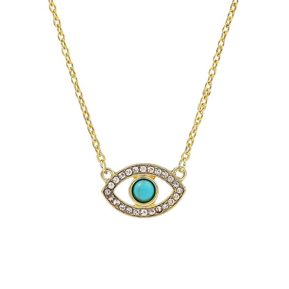 Arielle – Collier Œil d’Ange Géométrique