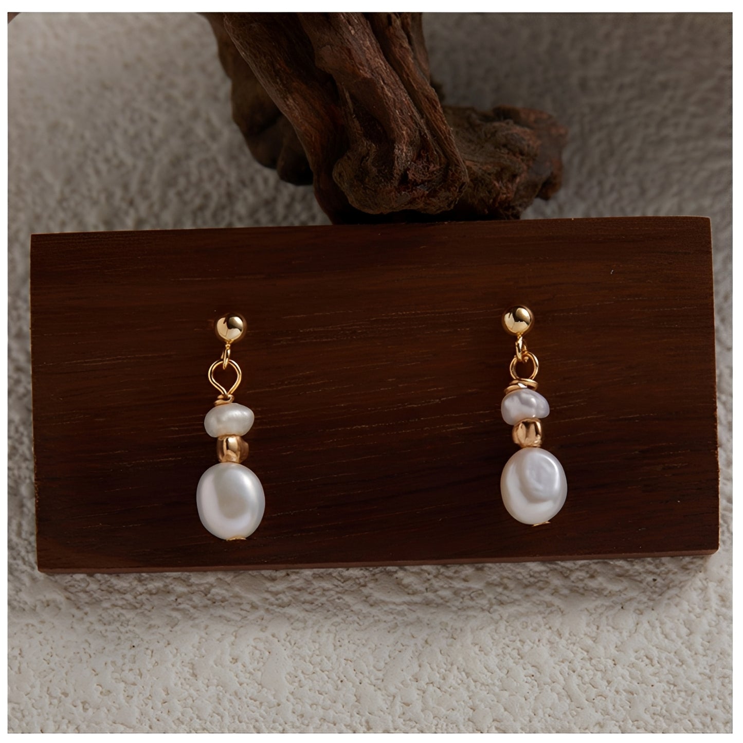 Xersi – Boucles d'Oreilles Perles Baroques d'Eau Douce