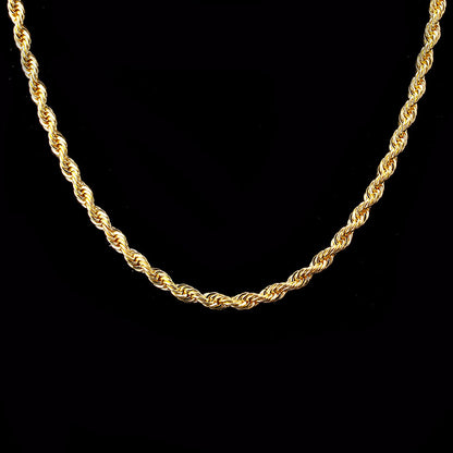 Isla – Collier chaîne ondulée à effet torsadé