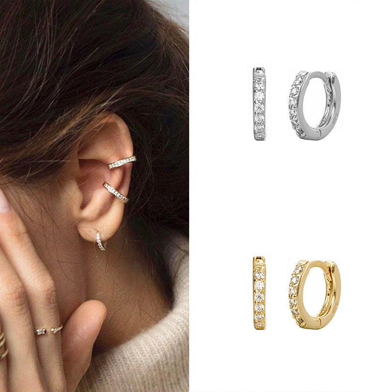 Alyssa – Boucles d’oreilles géométriques rondes