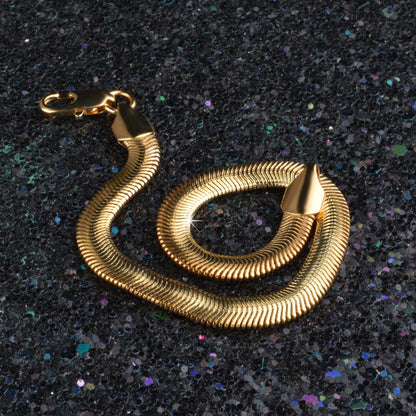 Kayzee – Bracelet Chaîne Herringbone Élégant