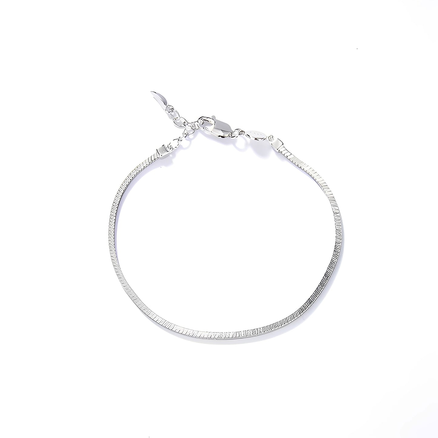 Sofia – Bracelet Chaîne Serpent Argent