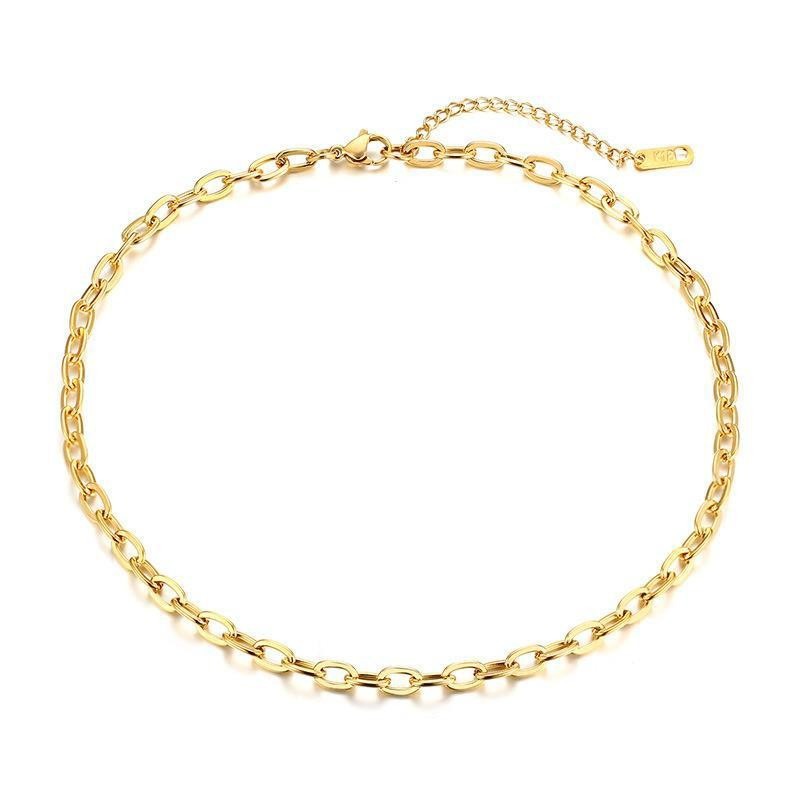 Elea – Simple Collier en Acier Titane