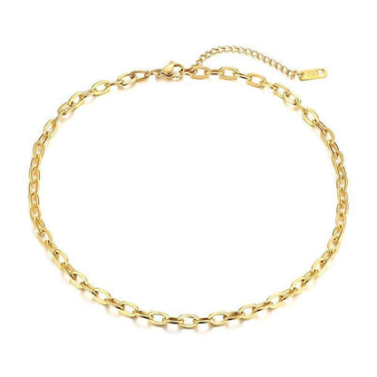 Elea – Simple Collier en Acier Titane
