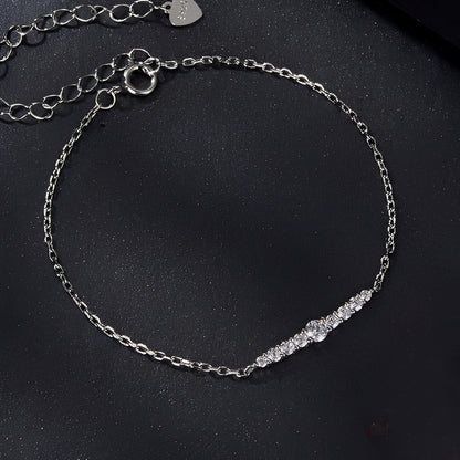 Elena – Bracelet Moissanite en Argent Sterling