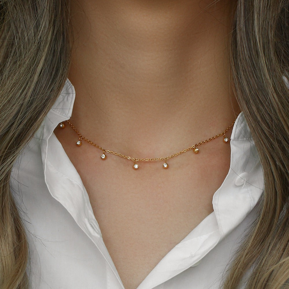 Sairi – Collier Gemstone Élégant