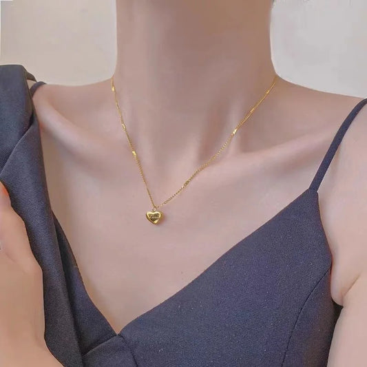 Gabbi – Pendentif Cœur Vintage Simple