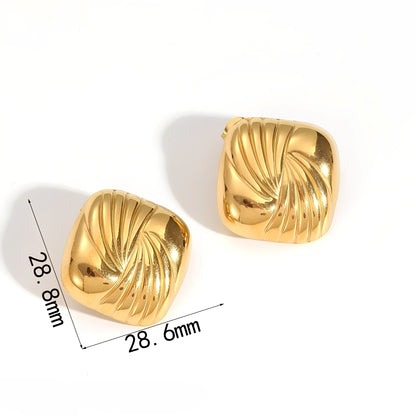 Kaia – Clous Géométriques Acier Titane