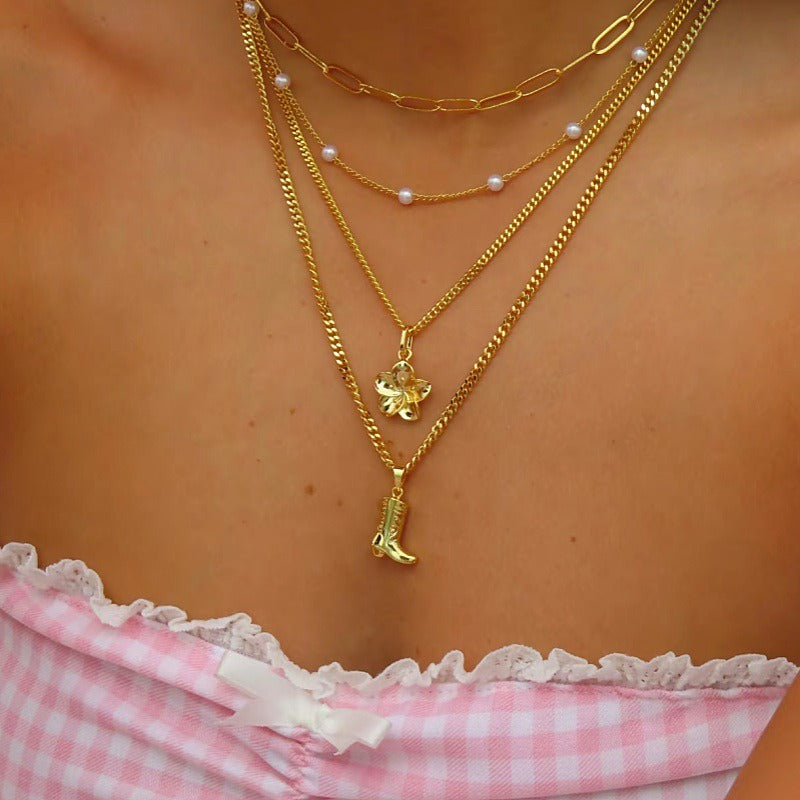 Ami – Collier Perles Élégant