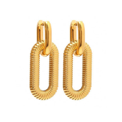 Mariz – Boucles Chaîne Cubaine Étincelantes