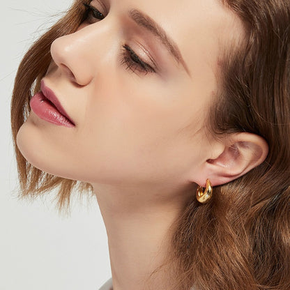 Maeva – Boucles d’Oreilles Rondes Géométriques