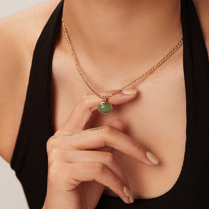 Taylor – Collier Figaro avec Pierre Jade