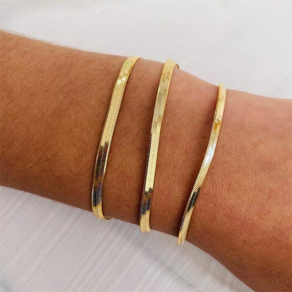 Kylie – Bracelet Plaqué Or en Acier Inoxydable