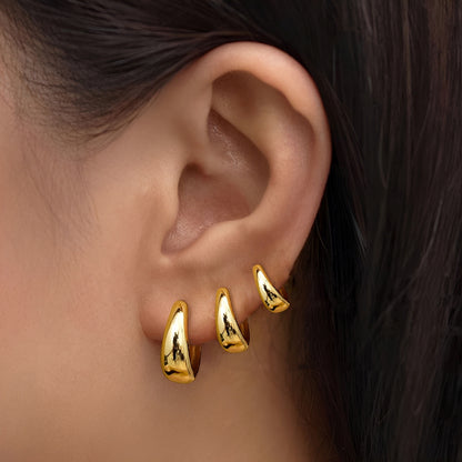 Renee – Boucles d'Oreilles Dorées
