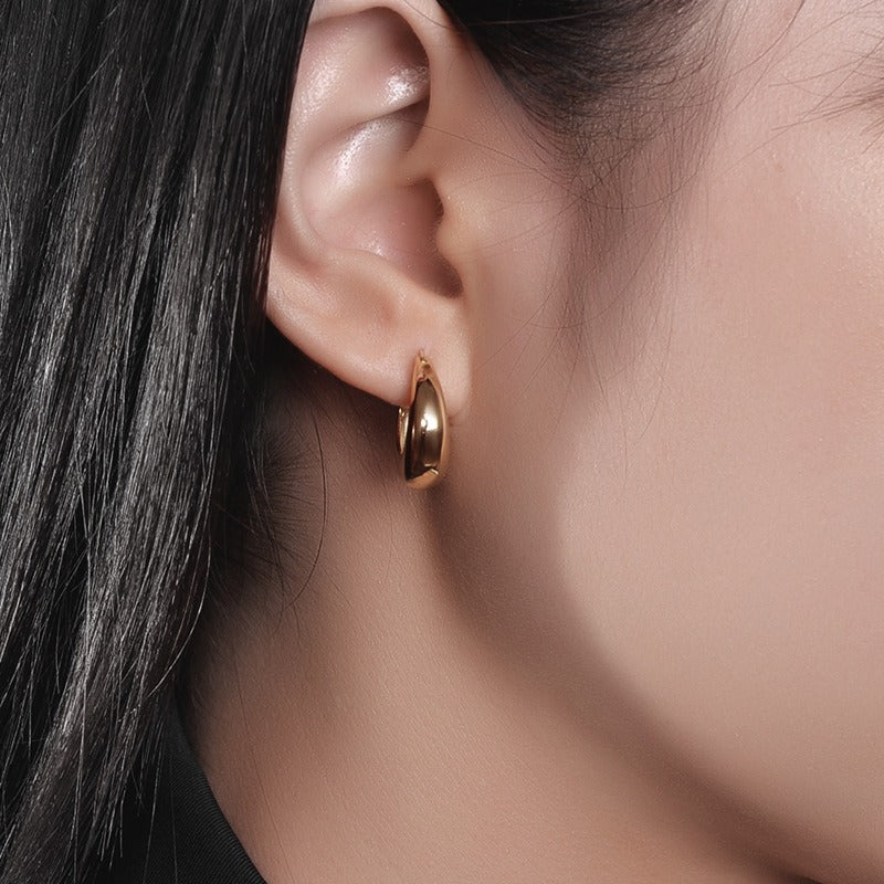 Maeva – Boucles d’Oreilles Rondes Géométriques