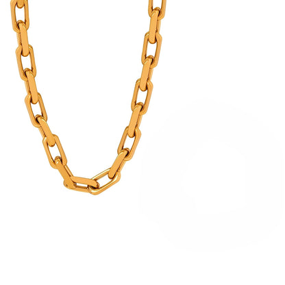 Bella – Collier Chaîne Cubaine Épaisse