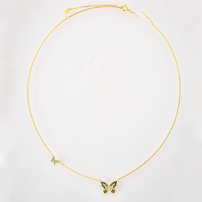 Leonie – Collier pendentif papillon en argent sterling