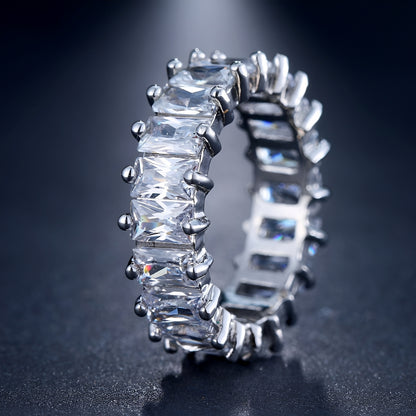 Lina – Bague Zircon Carré