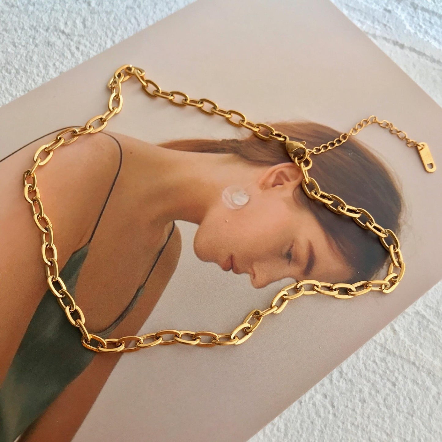 Elea – Simple Collier en Acier Titane