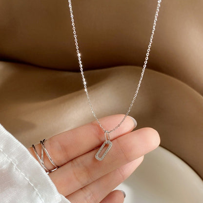 Sora – Collier à Pendentif Maillon Étincelant