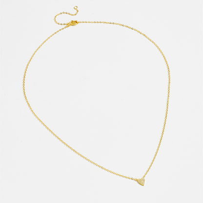 Isaline – Collier Pendentif Cœur Scintillant