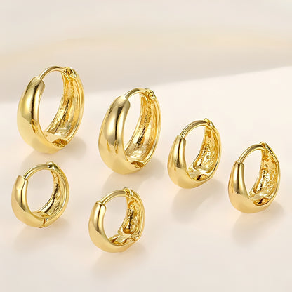 Renee – Boucles d'Oreilles Dorées