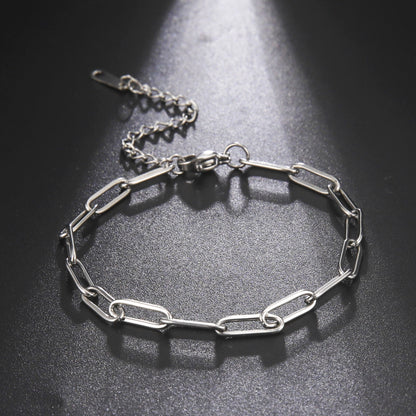 Kai – Bracelet Maille Paperclip Doré Chic