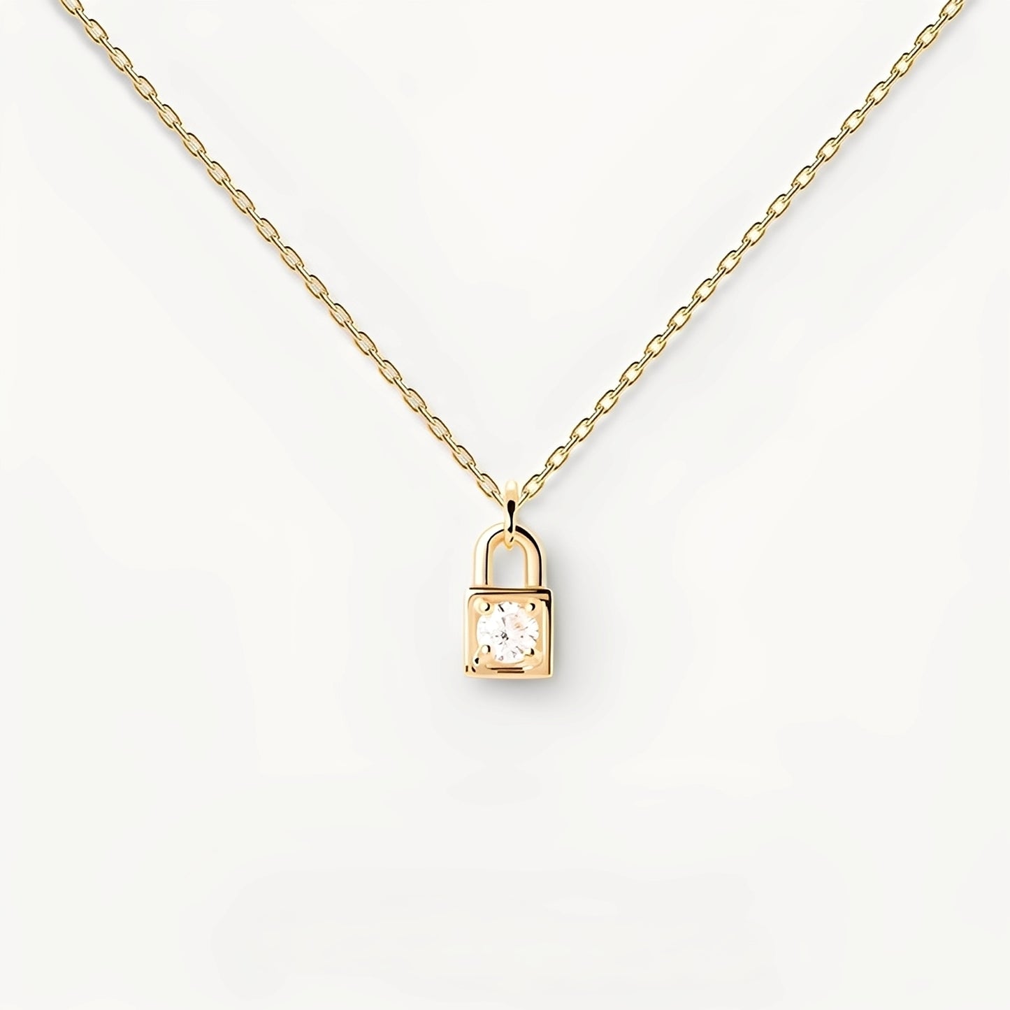 Maelyne – Collier Pendentif Cadenas Mini