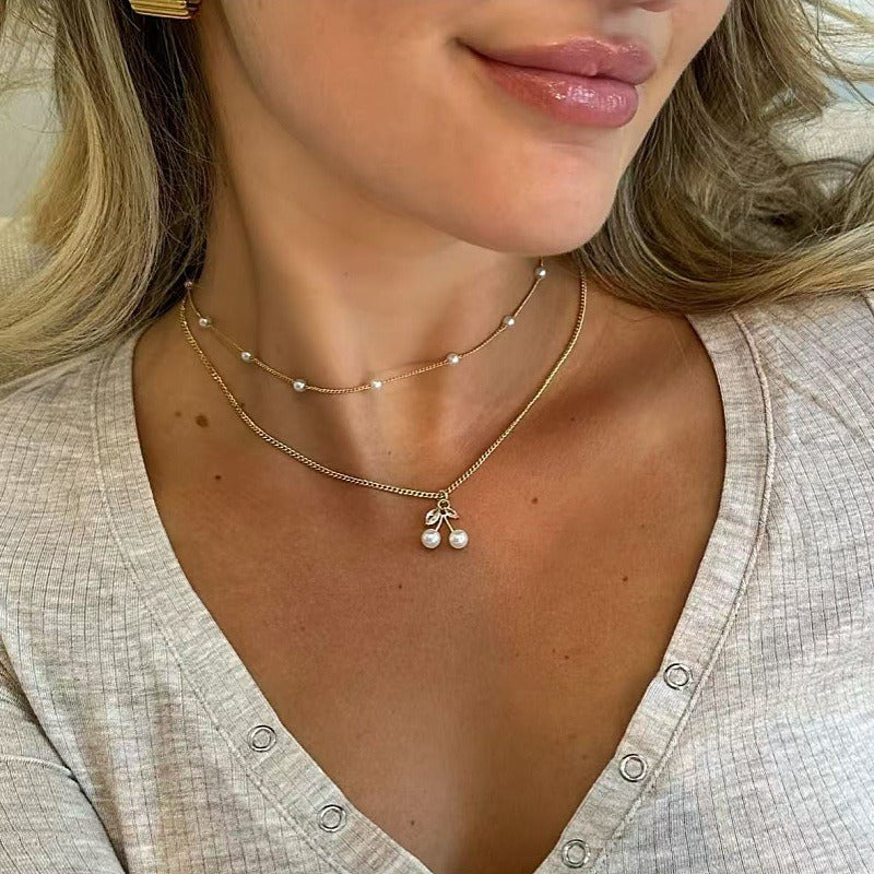 Ami – Collier Perles Élégant